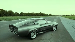 Stunning Ford Mustang Bullitt In Action Wallpaper