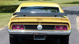 Stunning Ford Mustang Mach 1 In Action Wallpaper