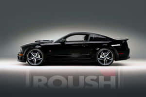 Stunning Ford Mustang Roush In Action Wallpaper