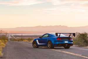 Stunning Ford Mustang Roush In Action Wallpaper