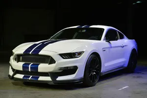 Stunning Ford Mustang Shelby Gt350 In Action Wallpaper