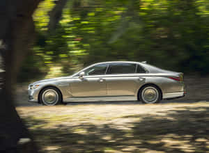 Stunning Genesis G90 In Action Wallpaper