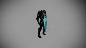 Stunning Halo Cortana Artwork With Vibrant Colors Wallpaper