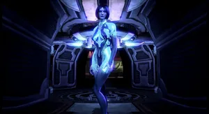 Stunning Halo Cortana Digital Artwork Wallpaper
