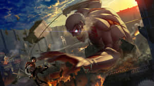 Stunning Hd Image Of Armored Titan Wallpaper