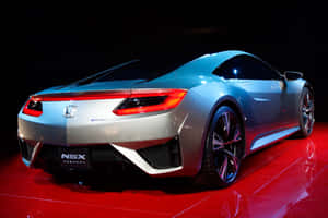 Stunning Honda Nsx In Action Wallpaper