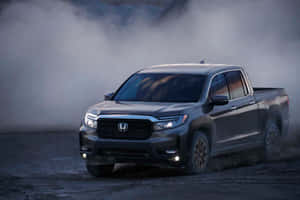 Stunning Honda Ridgeline 2022 In A Breathtaking Scenery Wallpaper