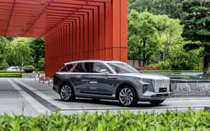 Stunning Hongqi Luxury Sedan On The Road Wallpaper