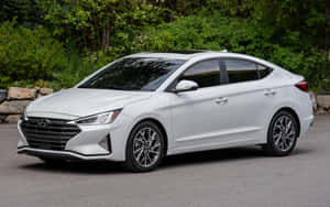 Stunning Hyundai Elantra In Motion Wallpaper