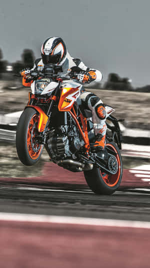 Stunning Image Of A Ktm Motorcycle Wallpaper