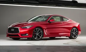 Stunning Infiniti Q60 On The Race Track Wallpaper
