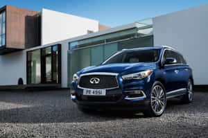 Stunning Infiniti Qx60 In Motion On A Beautiful Day Wallpaper