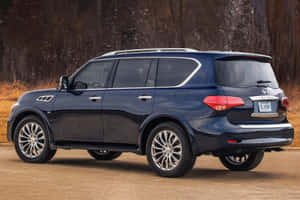 Stunning Infiniti Qx80 On The Road Wallpaper