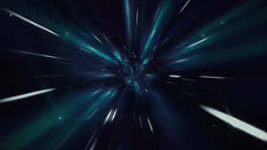 Stunning Interstellar Travel Through A Wormhole Wallpaper