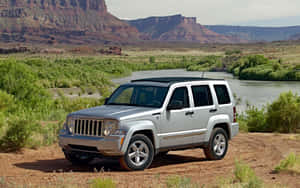 Stunning Jeep Liberty Off-road Adventure Wallpaper