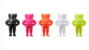 Stunning Kaws Figures Collection Display Wallpaper