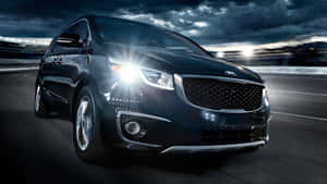 Stunning Kia Sedona On The Road Wallpaper