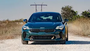 Stunning Kia Stinger In Action Wallpaper