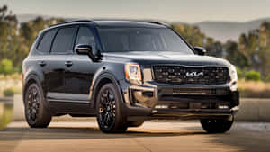 Stunning Kia Telluride On An Off-road Adventure Wallpaper