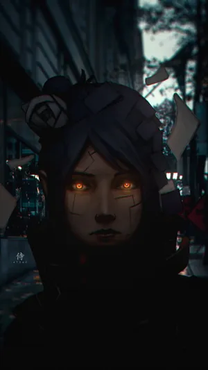 Stunning Konan From Naruto Shippuden On A Battlefield Wallpaper