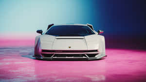 Stunning Lamborghini Countach In Action Wallpaper