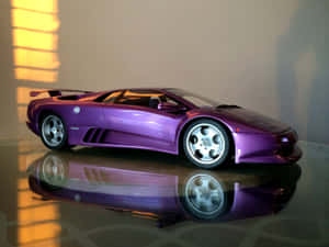 Stunning Lamborghini Diablo In Action Wallpaper