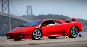 Stunning Lamborghini Diablo In Pristine Condition Wallpaper