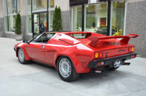 Stunning Lamborghini Jalpa Showcasing Its Graceful Design Wallpaper