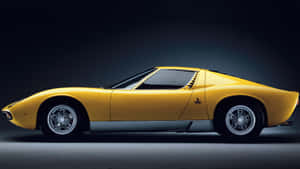 Stunning Lamborghini Miura In Motion Wallpaper