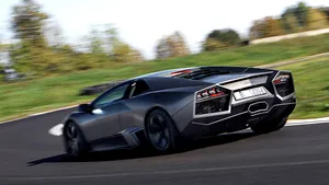 Stunning Lamborghini Reventón In Motion Wallpaper
