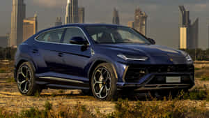 Stunning Lamborghini Urus In Motion Wallpaper