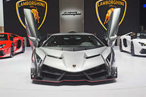 Stunning Lamborghini Veneno In Action Wallpaper