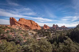 Stunning Landscape Of Colorado's Garden Of The Gods Wallpaper