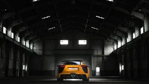 Stunning Lexus Lfa Sports Car In Action Wallpaper