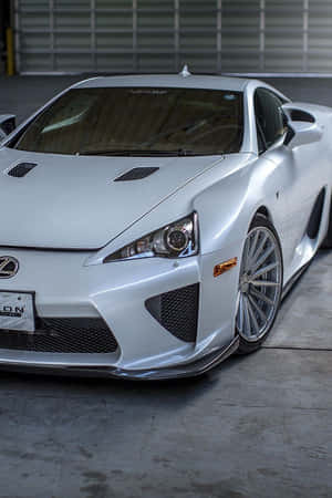 Stunning Lexus Lfa Sports Car In Action Wallpaper