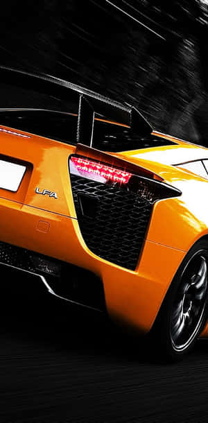 Stunning Lexus Lfa Supercar In Motion Wallpaper