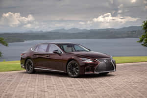 Stunning Lexus Ls 500 In Motion Wallpaper