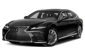 Stunning Lexus Ls 500 Luxury Sedan In Motion Wallpaper