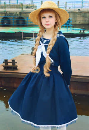 Stunning Lolita Fashion Enthusiast Wallpaper