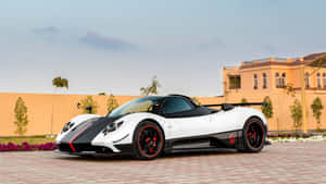 Stunning Luxury Ride - Pagani Zonda Cinque Roadster Wallpaper