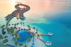 Stunning Maldivian Island Escape Wallpaper