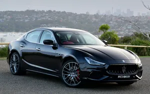 Stunning Maserati Ghibli On The Road Wallpaper