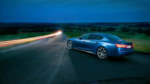 Stunning Maserati Quattroporte In Full Glow Wallpaper