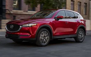 Stunning Mazda Cx-5 Driven Outdoors Wallpaper