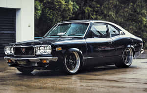 Stunning Mazda Rx-3 On The Road Wallpaper