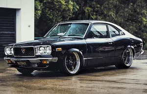 Stunning Mazda Rx-3 On The Road Wallpaper