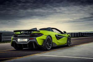 Stunning Mclaren 600lt Spider In Action Wallpaper