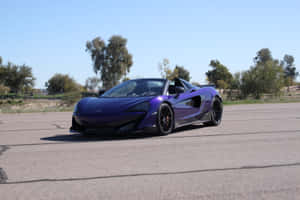 Stunning Mclaren 600lt Spider In Motion Wallpaper