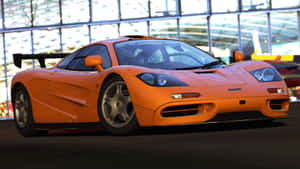 Stunning Mclaren F1 Supercar On Display Wallpaper