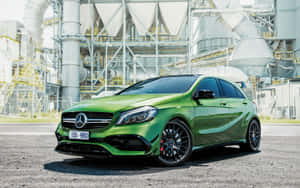 Stunning Mercedes Benz A-class In Motion Wallpaper